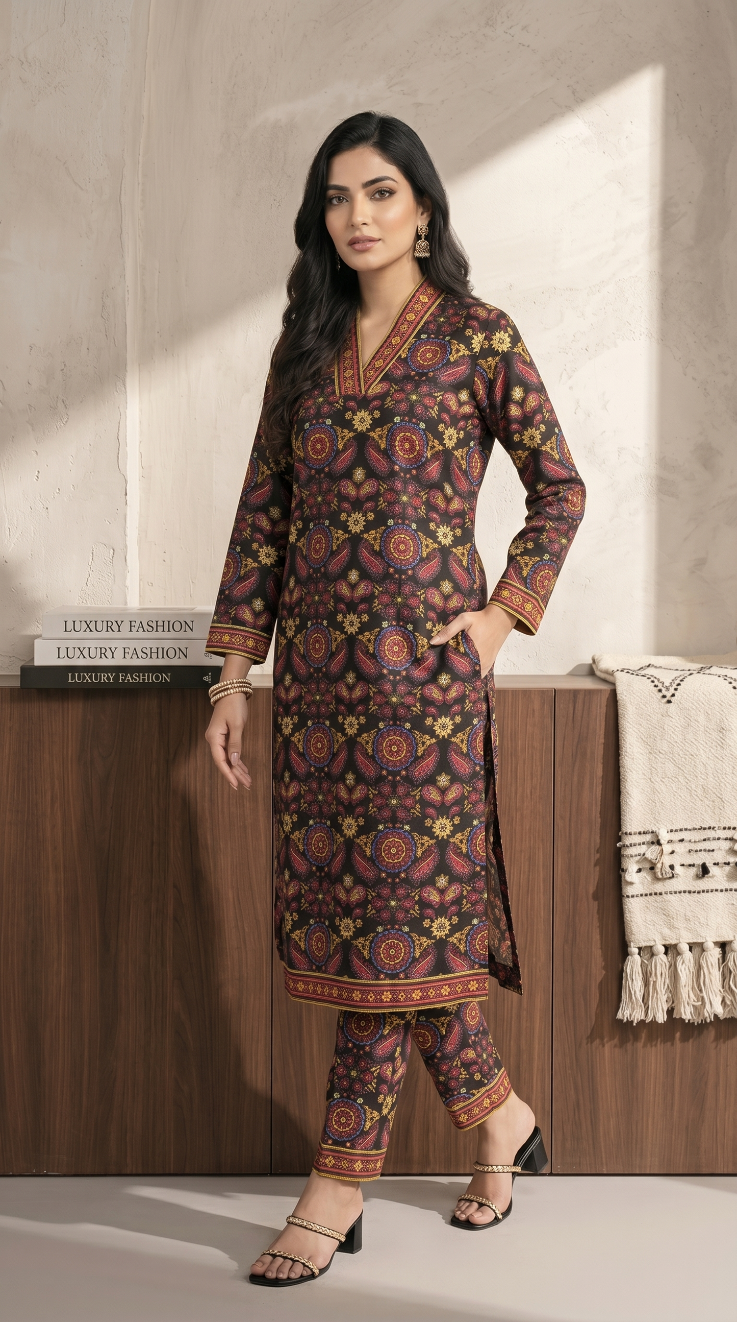 Printed Suit - 2pcs
