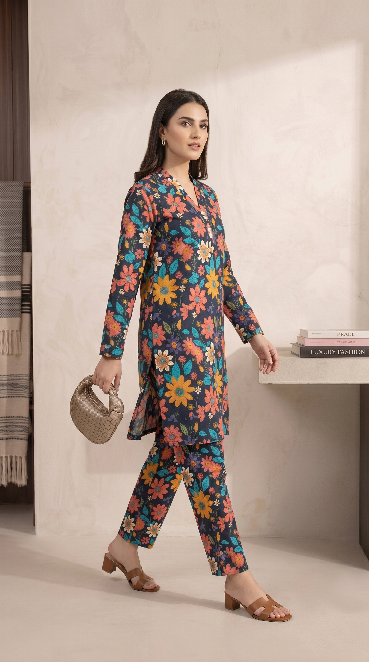 Printed Suit -2pcs
