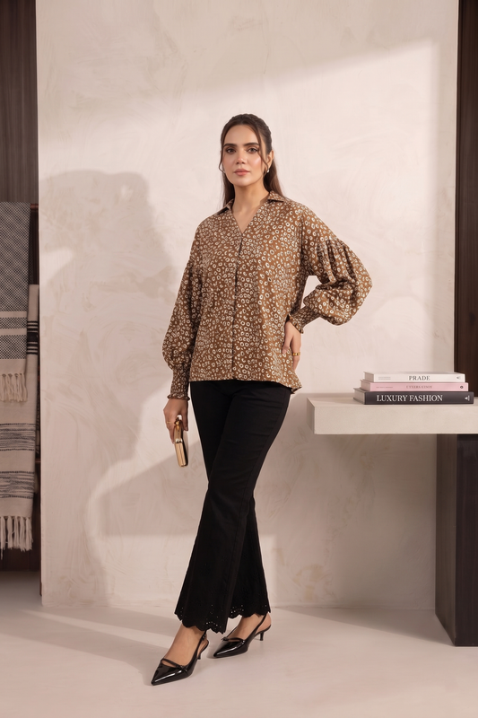 Embroidered Flare Pants