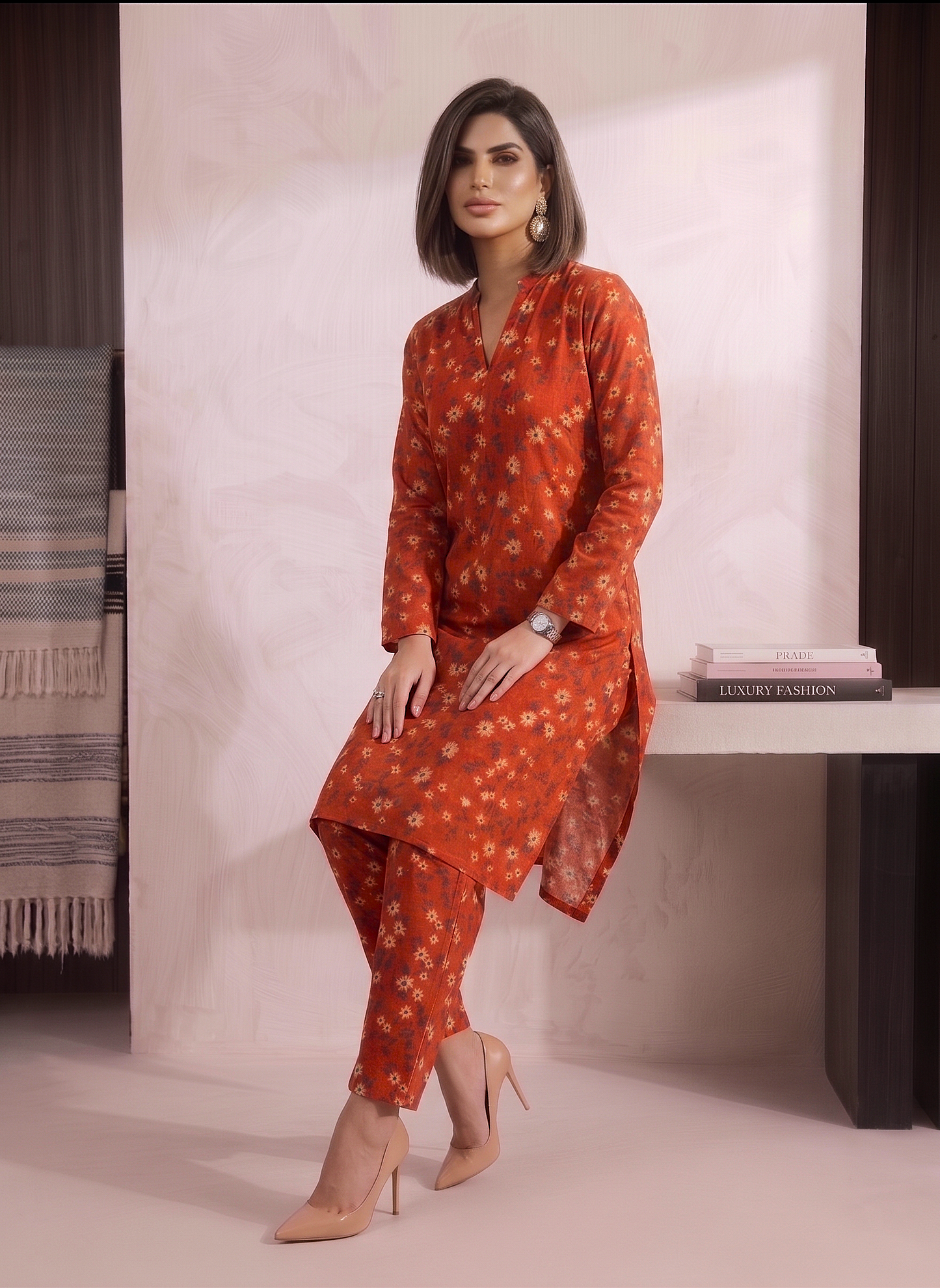 Printed Suit - 2pcs