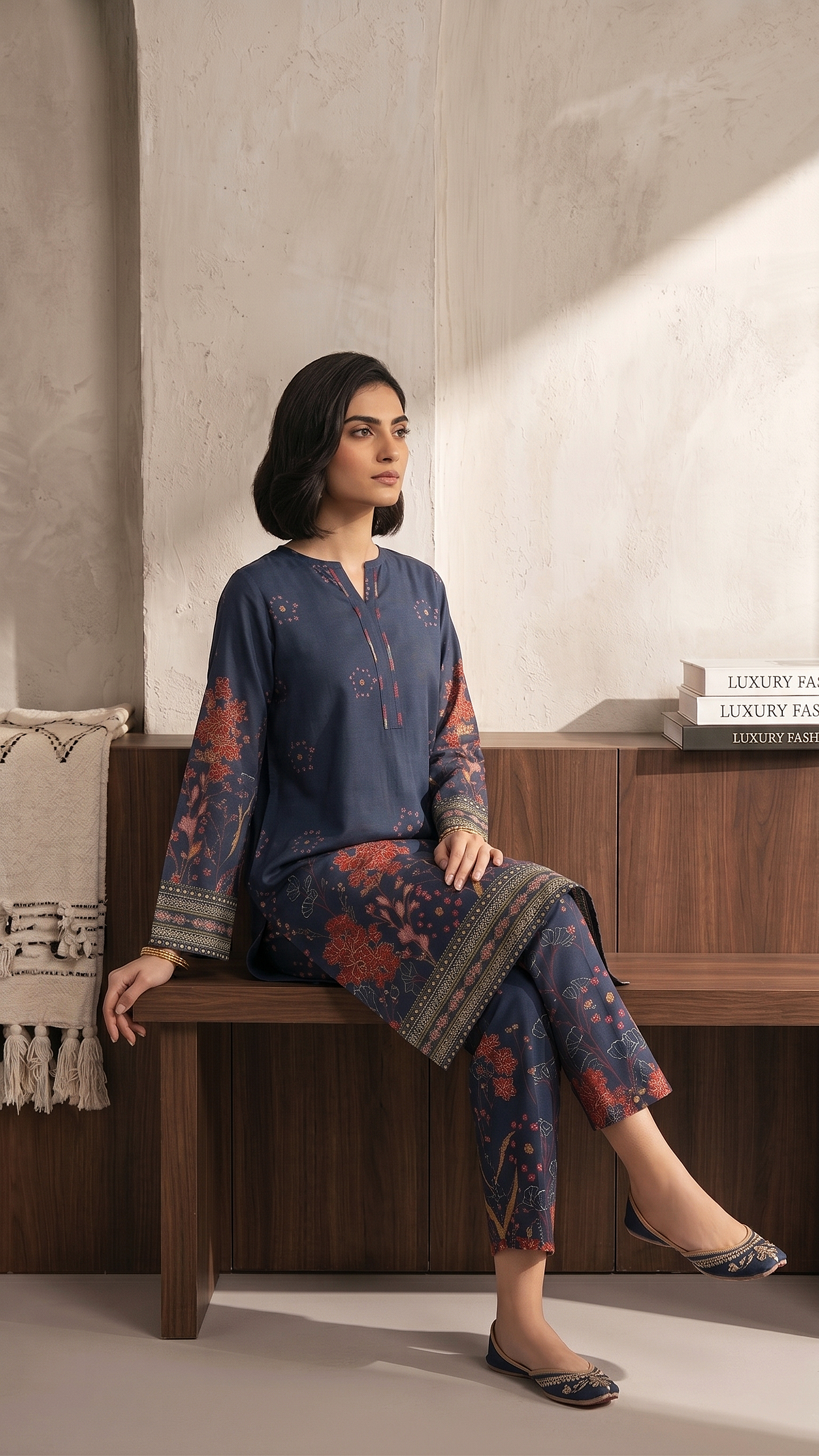 Printed Suit - 2pcs