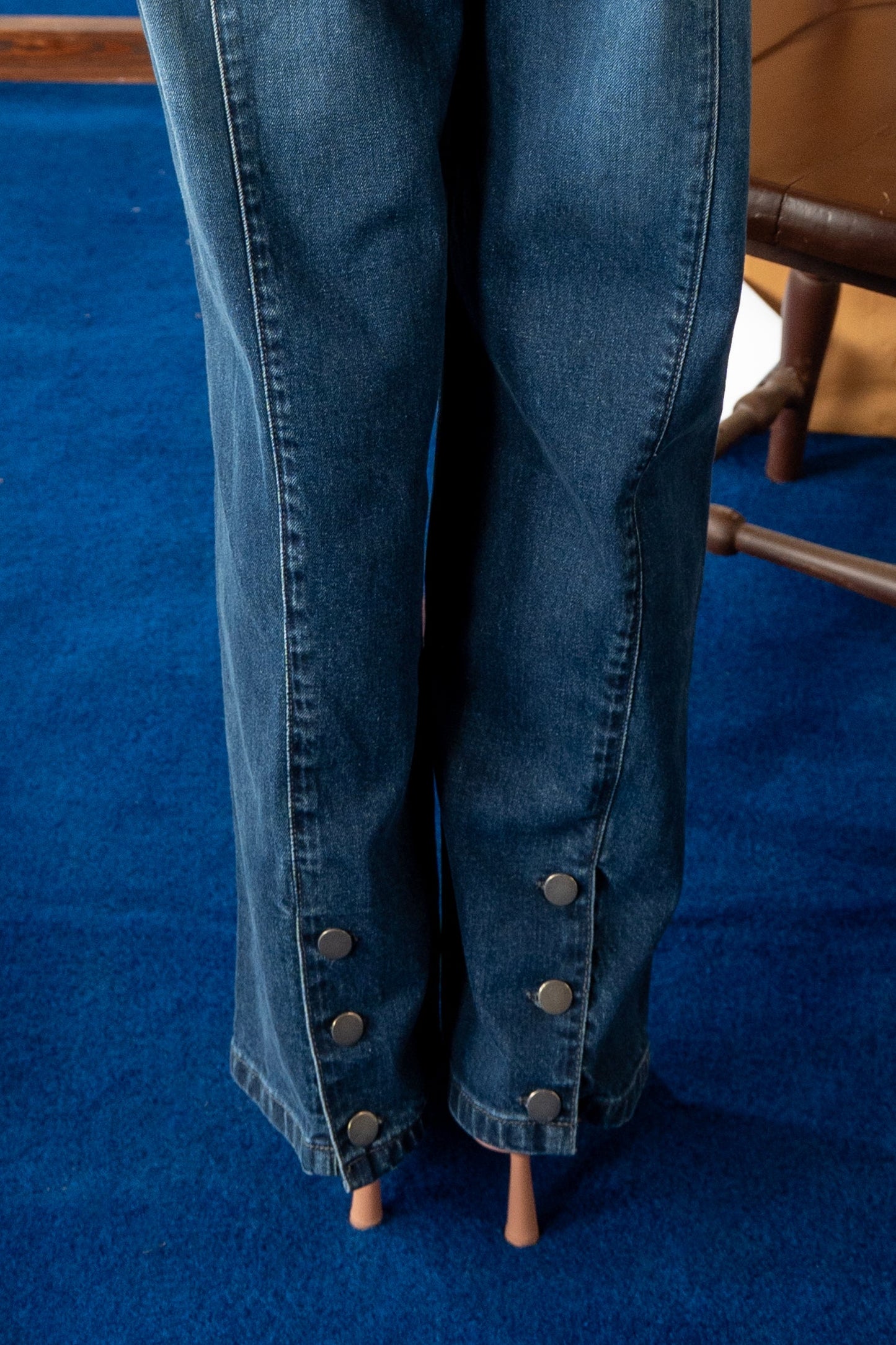 Embroidered Straight Fit Jeans
