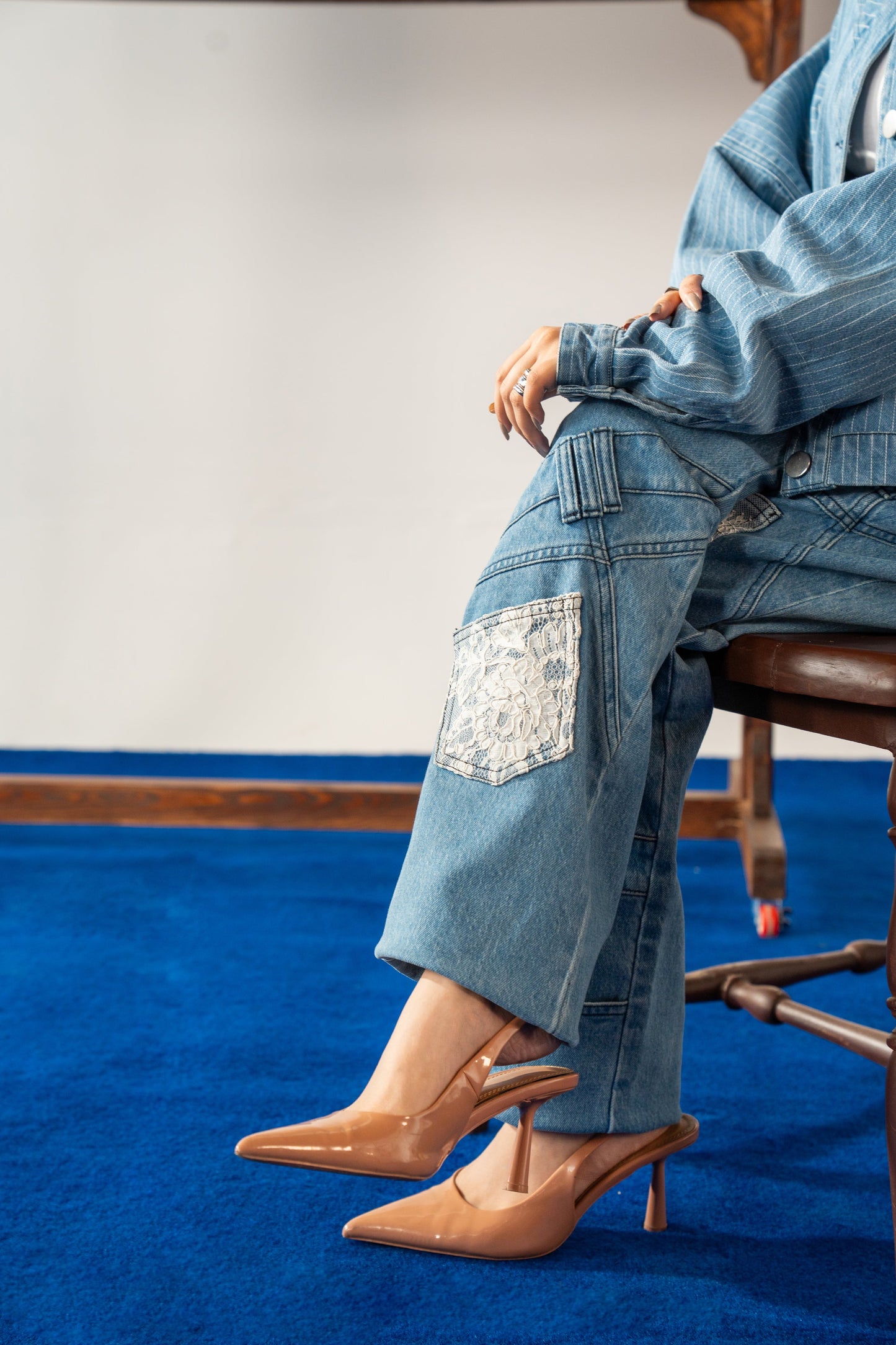 Straight Fit High Waisted Jeans