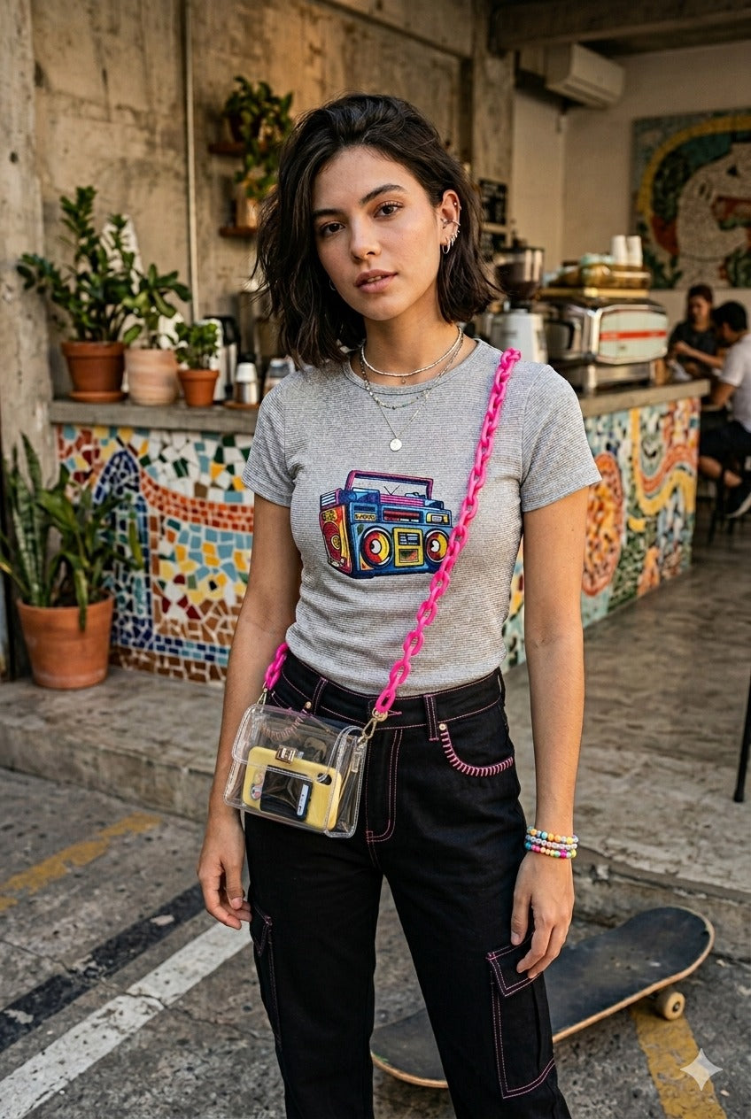 Ladies Boat Neck Basic Tee