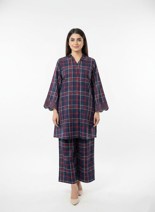 Embroided Suit - 2pc