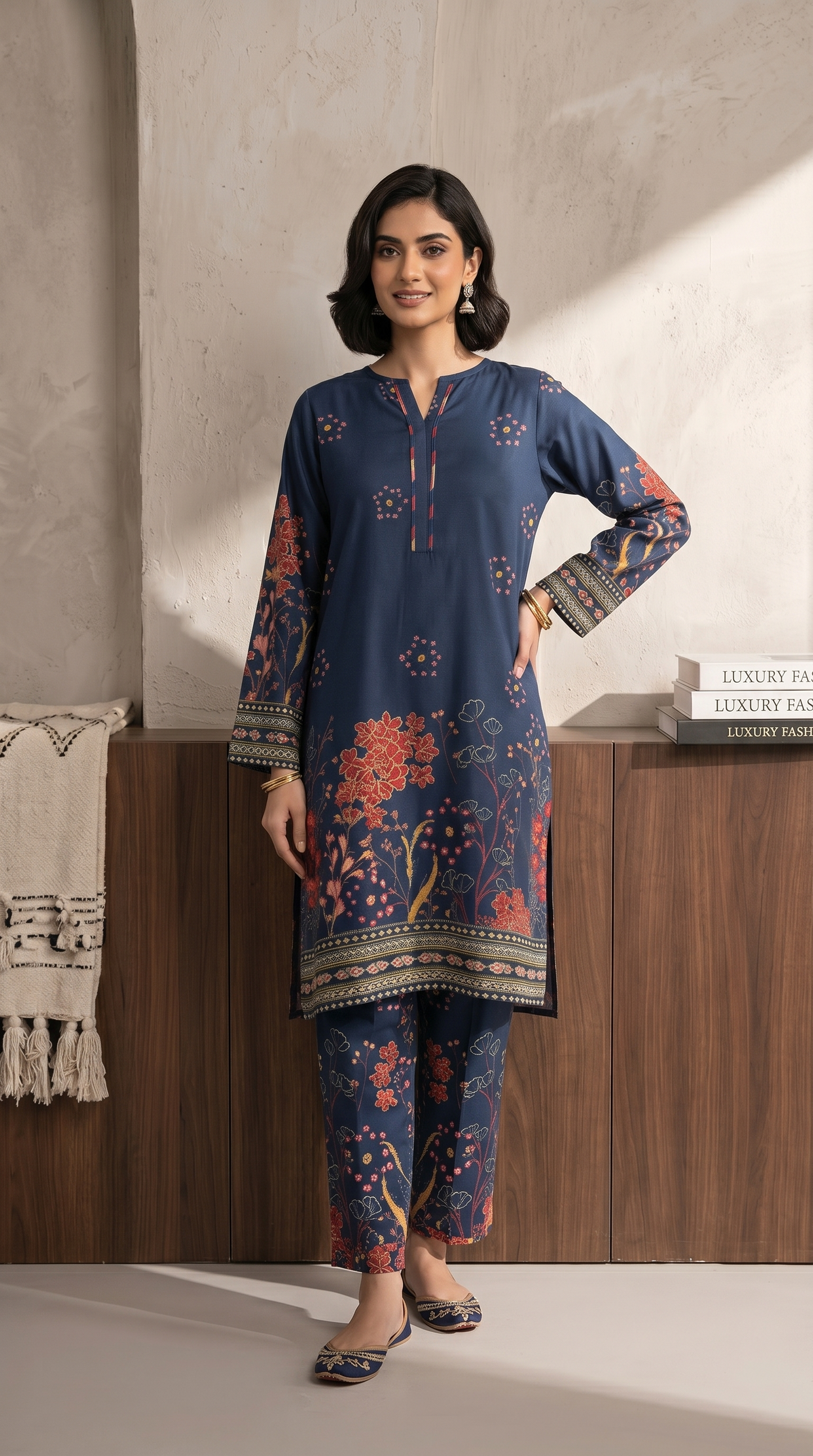 Printed Suit  - 2pcs