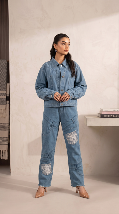 Straight Fit High Waisted Jeans