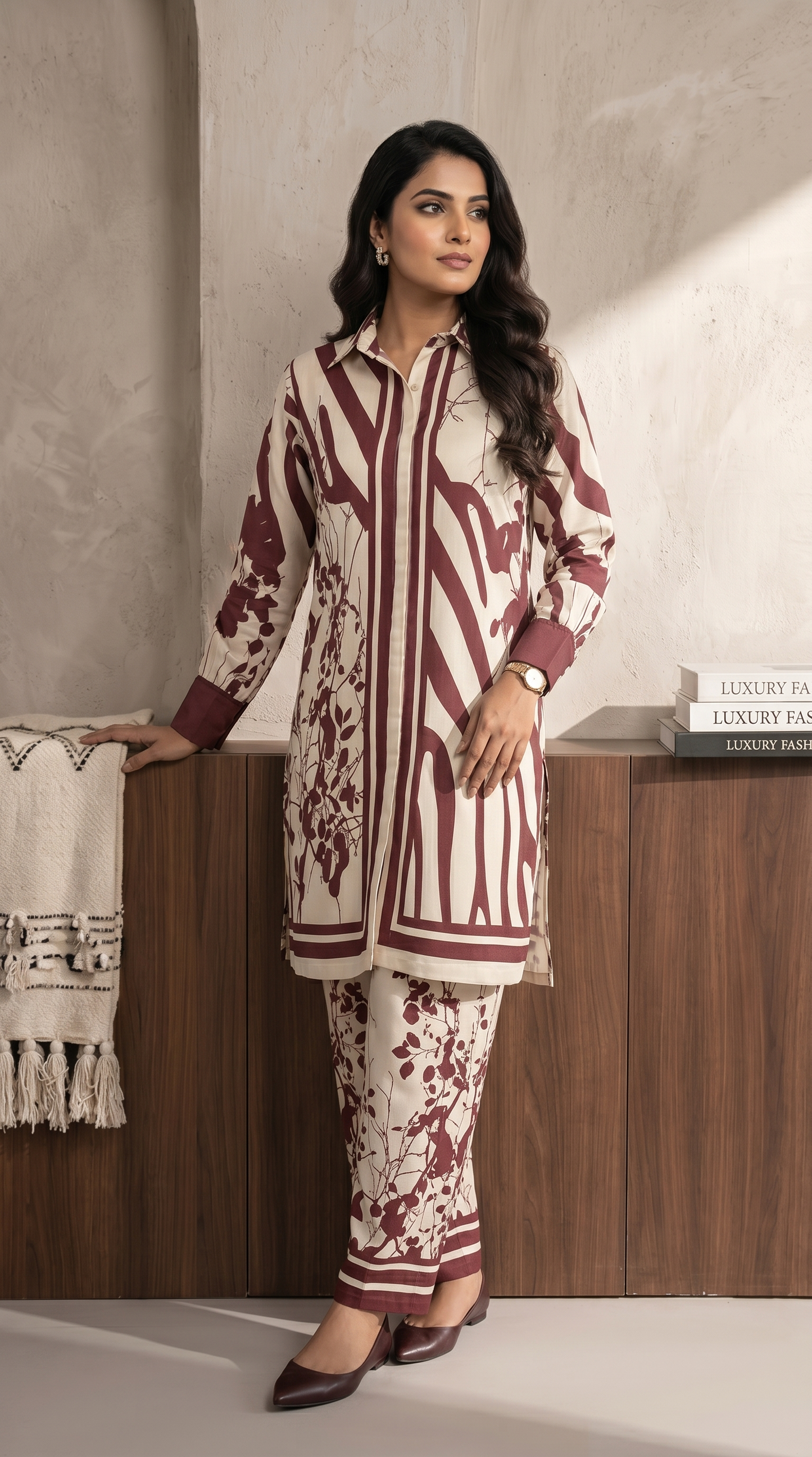 Printed Suit  - 2pcs