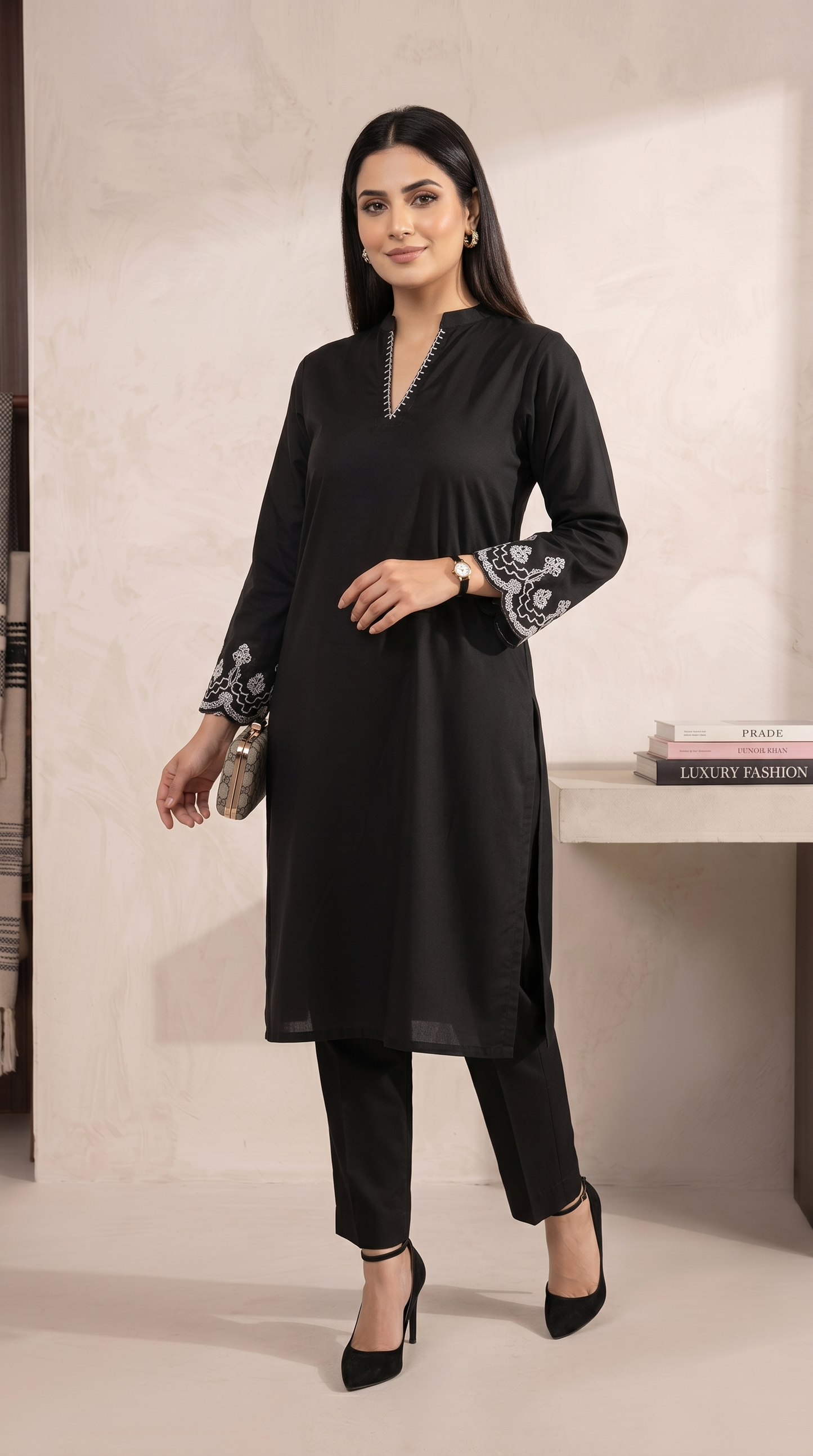 Embroidered Suit -2pcs