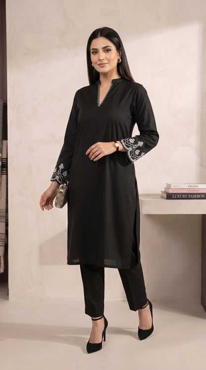 Embroidered Suit -2pcs
