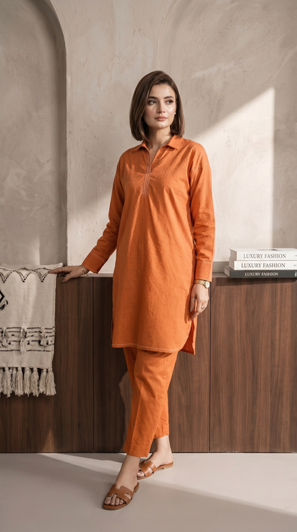 2-PIECE SOLID SUIT