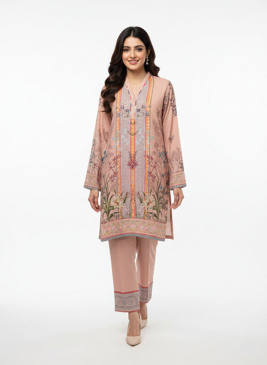 Printed Suit  - 2pcs