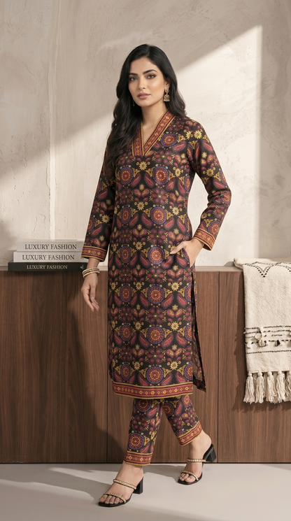 Printed Suit  - 2pcs