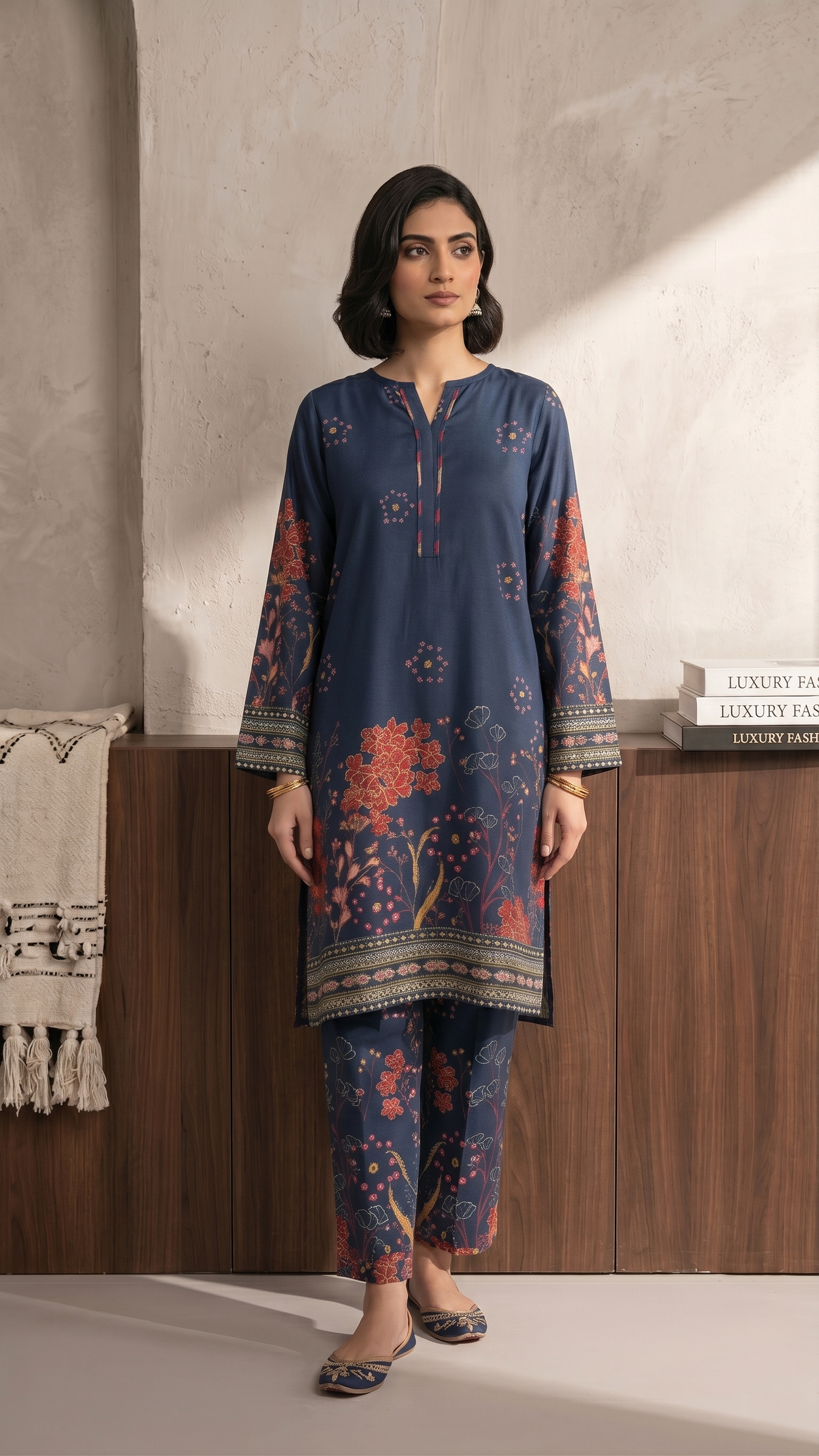 Printed Suit  - 2pcs