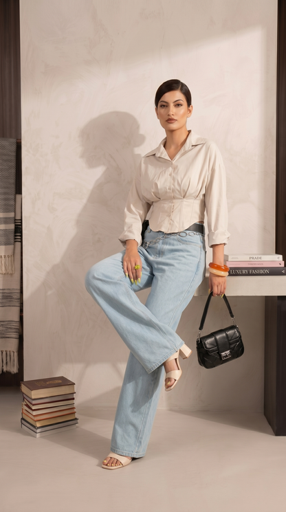 Wide-Leg Jeans