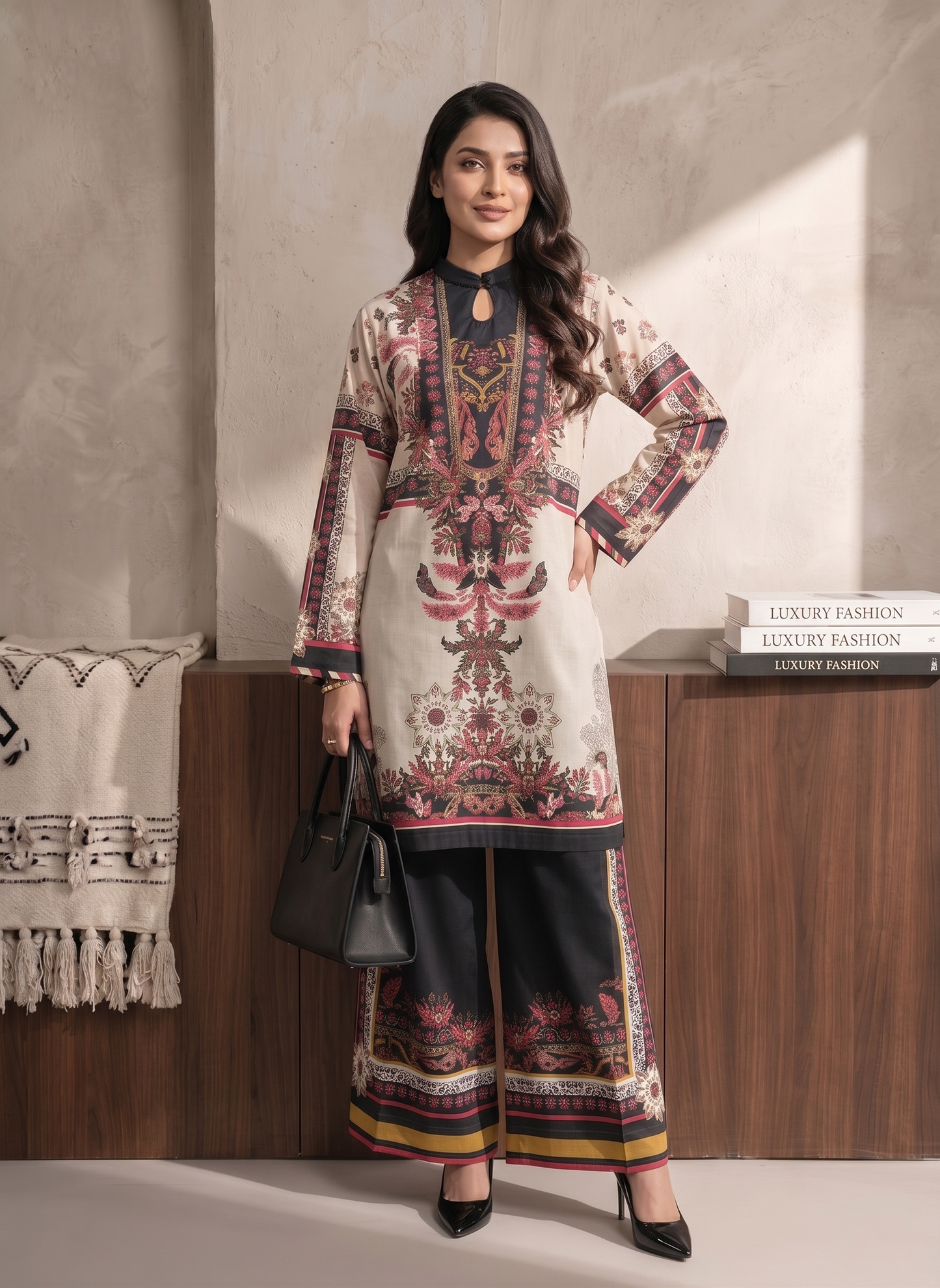 Printed Suit  - 2pcs