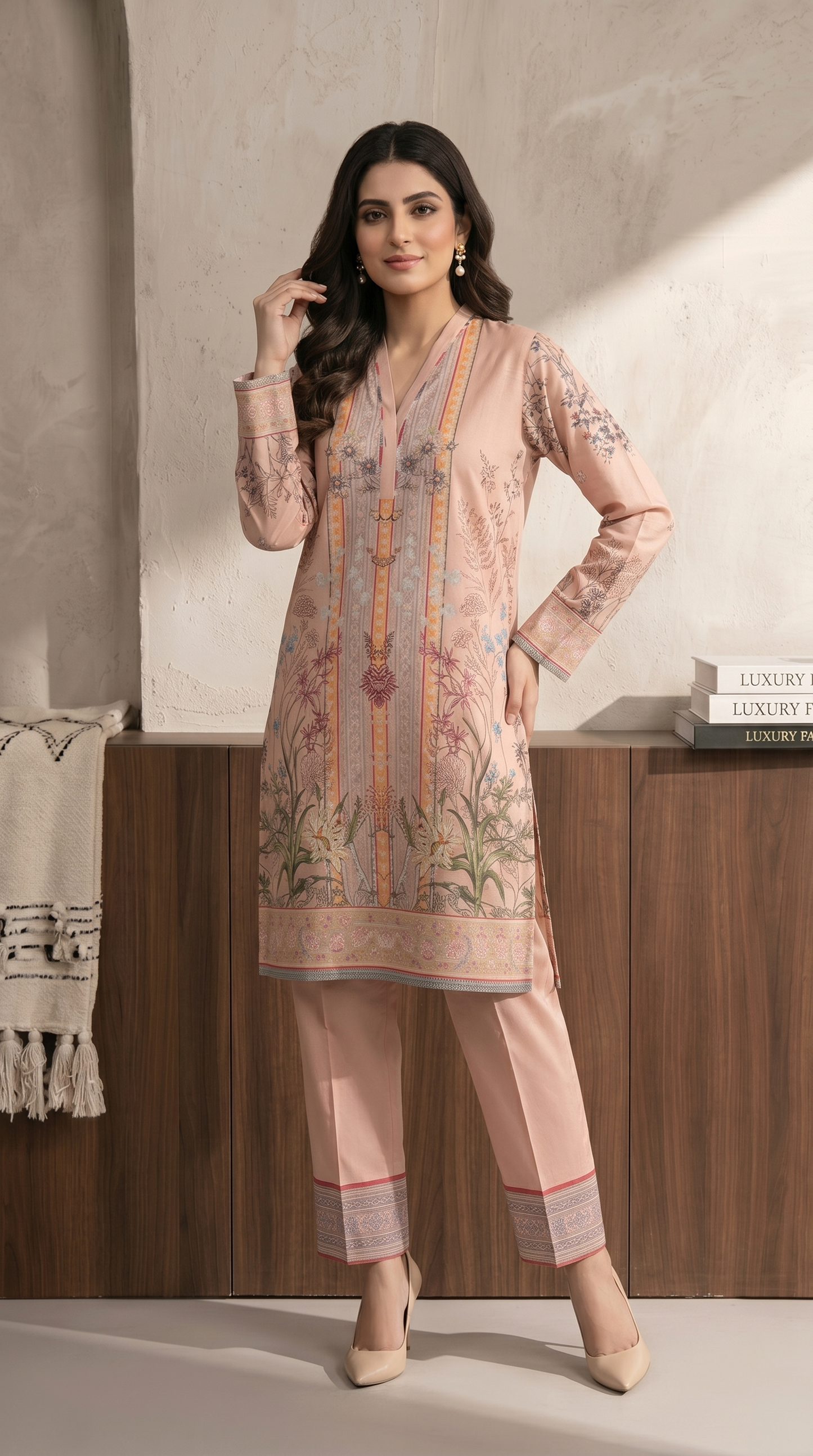 Printed Suit  - 2pcs