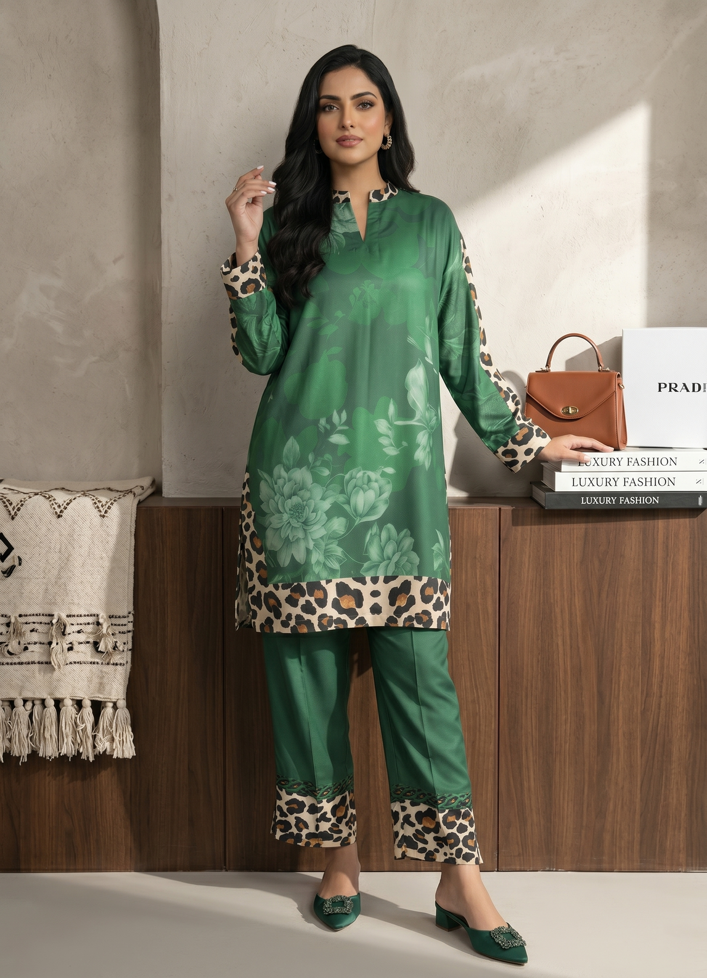 Printed Suit - 2pcs