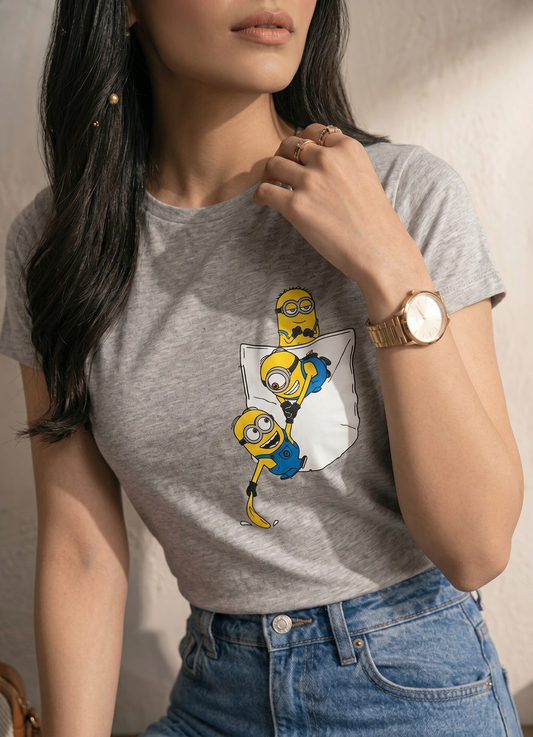 Ladies Boat Neck Basic Tee