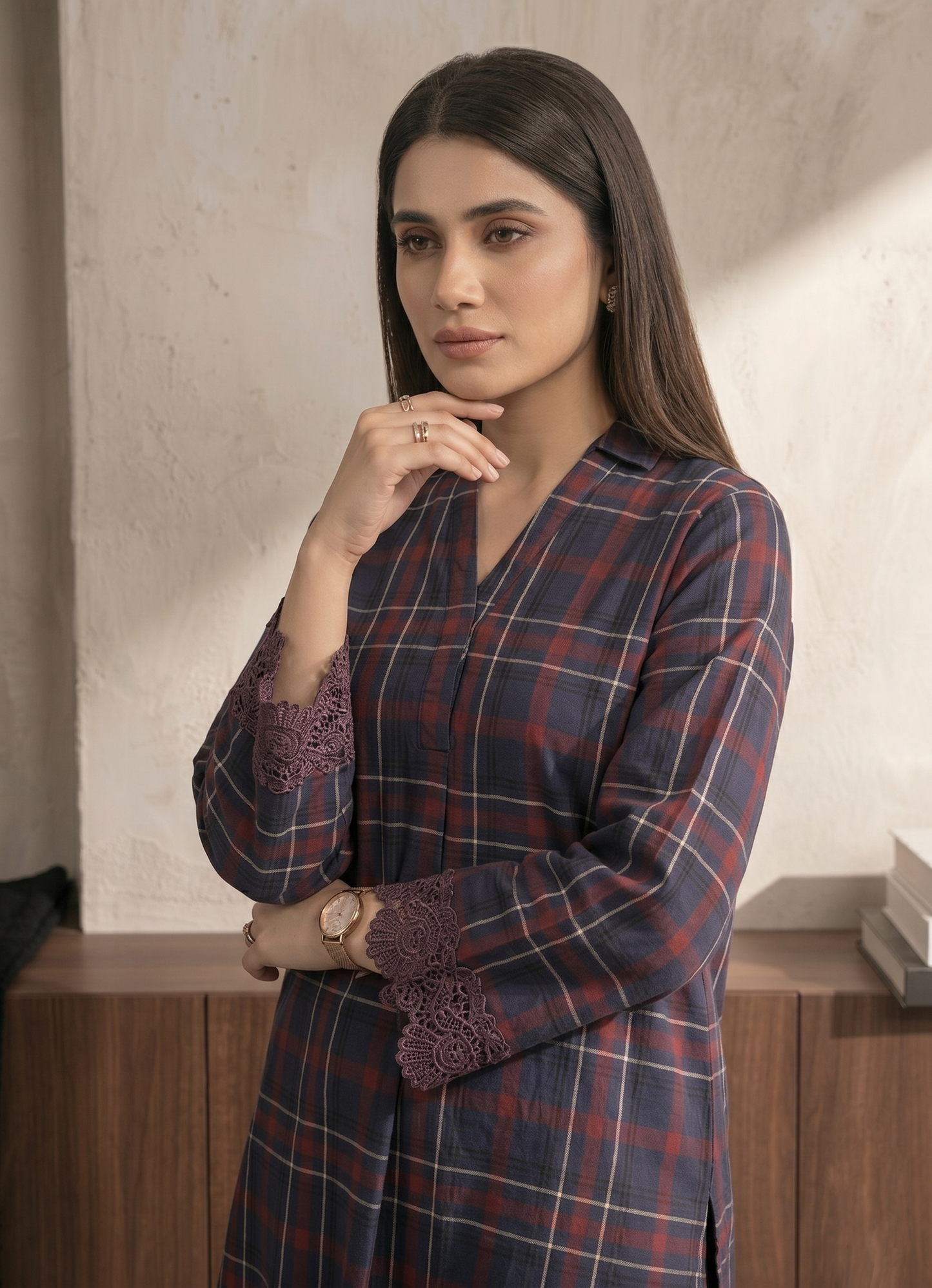 Embroidered Suit - 2pc