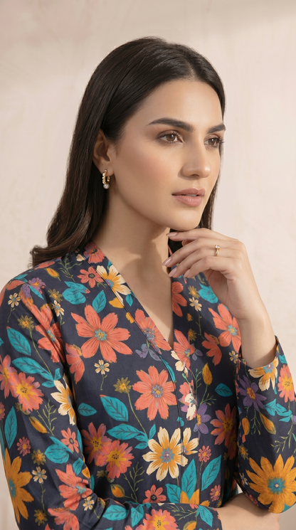 Printed Suit  -2pcs
