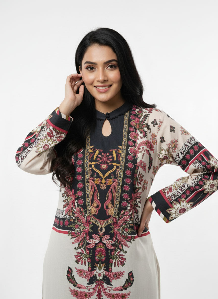 Printed Suit  - 2pcs