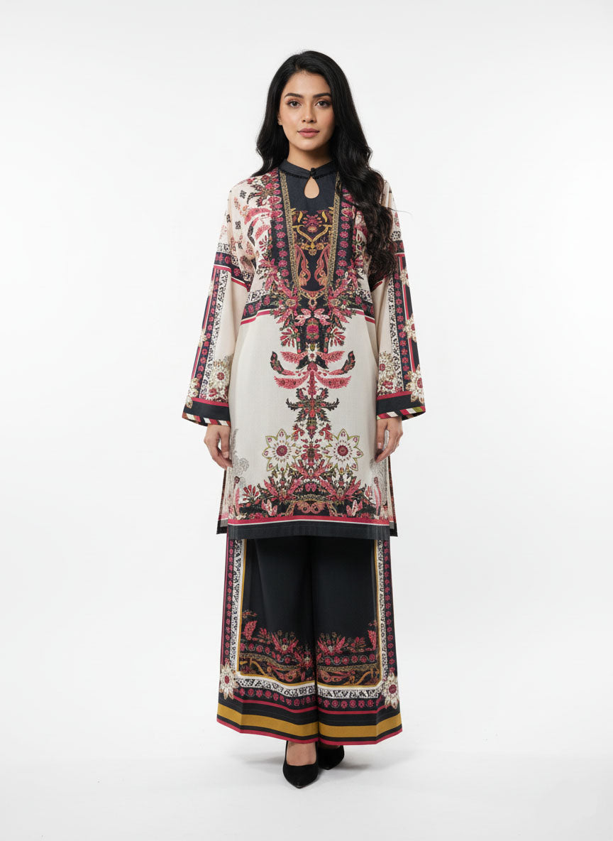 Printed Suit  - 2pcs