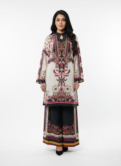 Printed Suit  - 2pcs