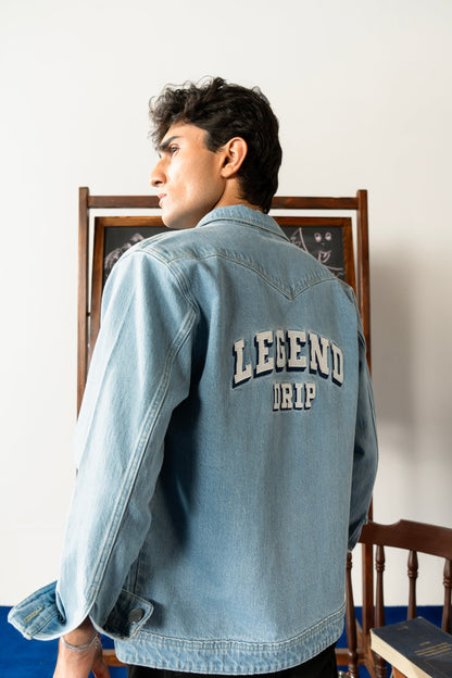 Men Jacket with Embroidered  Details