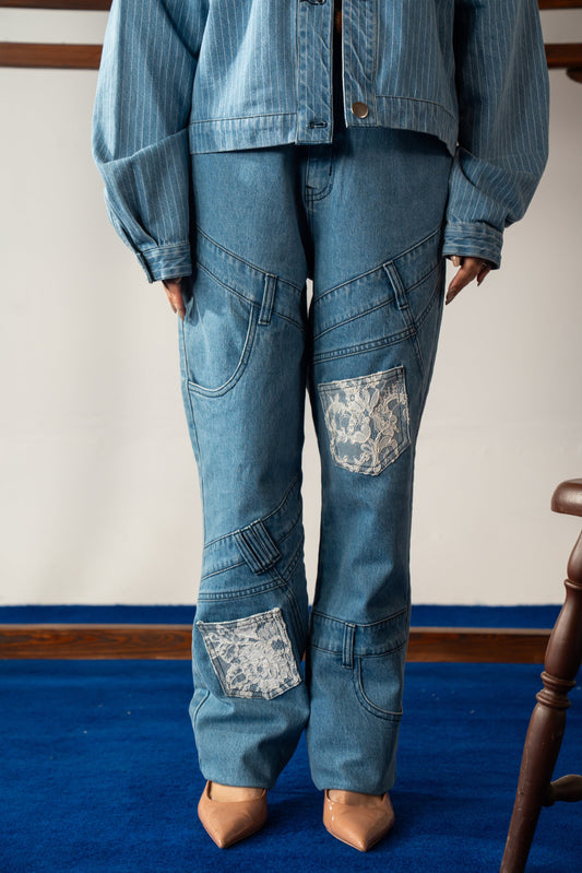 Straight Fit High Waisted Jeans