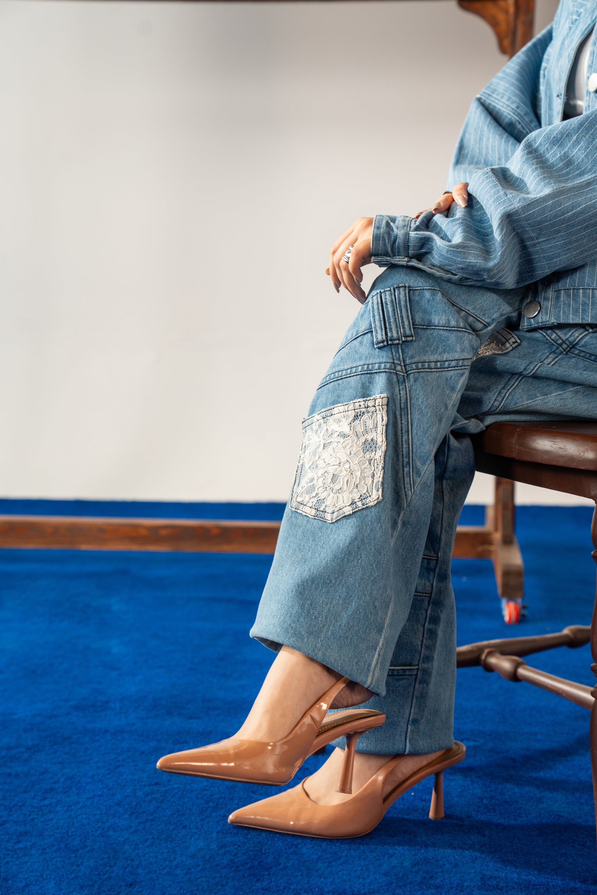 Straight Fit High Waisted Jeans