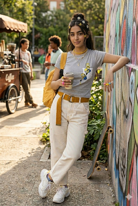 Ladies Boat Neck Basic Tee