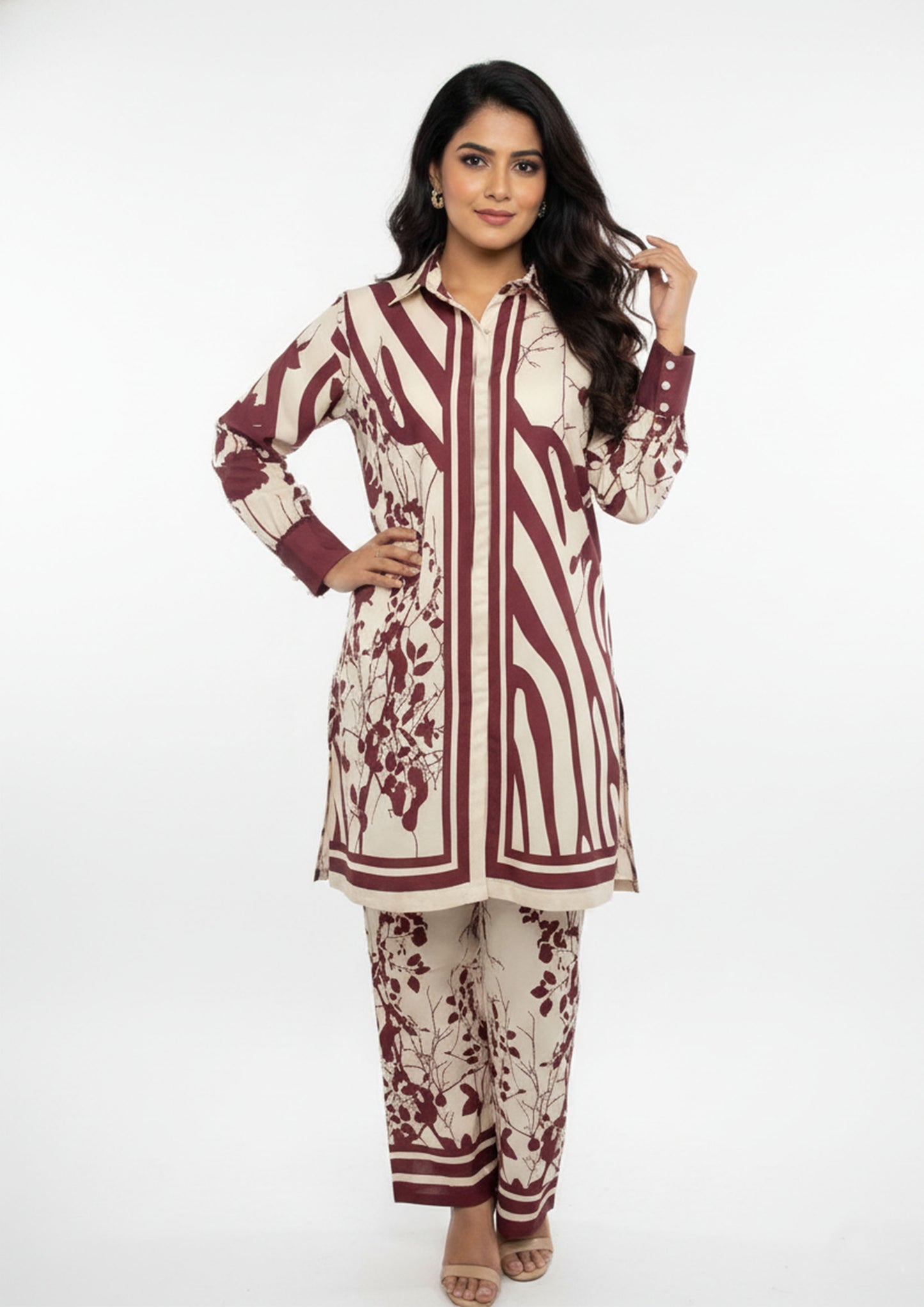 Printed Suit  - 2pcs