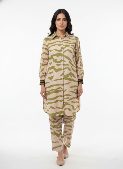 Printed Suit  - 2pcs