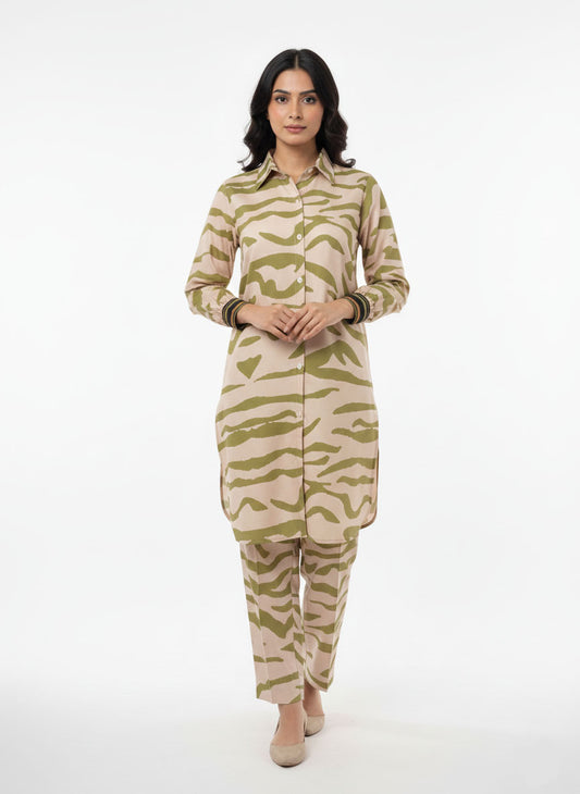 Printed Suit  - 2pcs