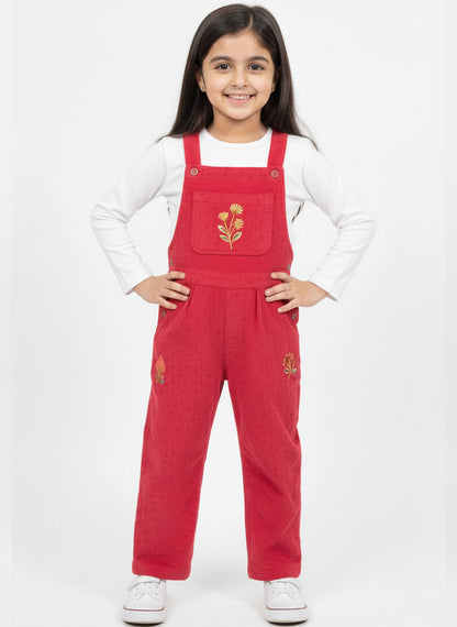 Embroidered Dungaree