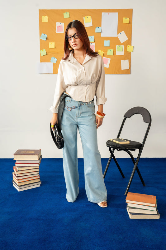 Wide-Leg Jeans