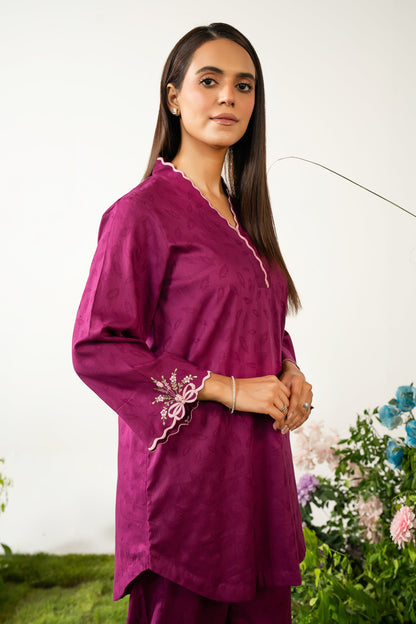 2-PIECE EMBROIDERED SUIT