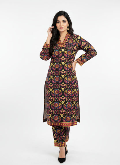 Printed Suit  - 2pcs